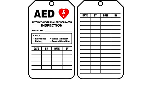 AED Inspection Checklist