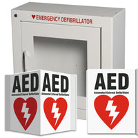 AED Wall Cabinets and Signs