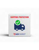 Box labeled 'Shipping Protection' with AED Market logo on a white background