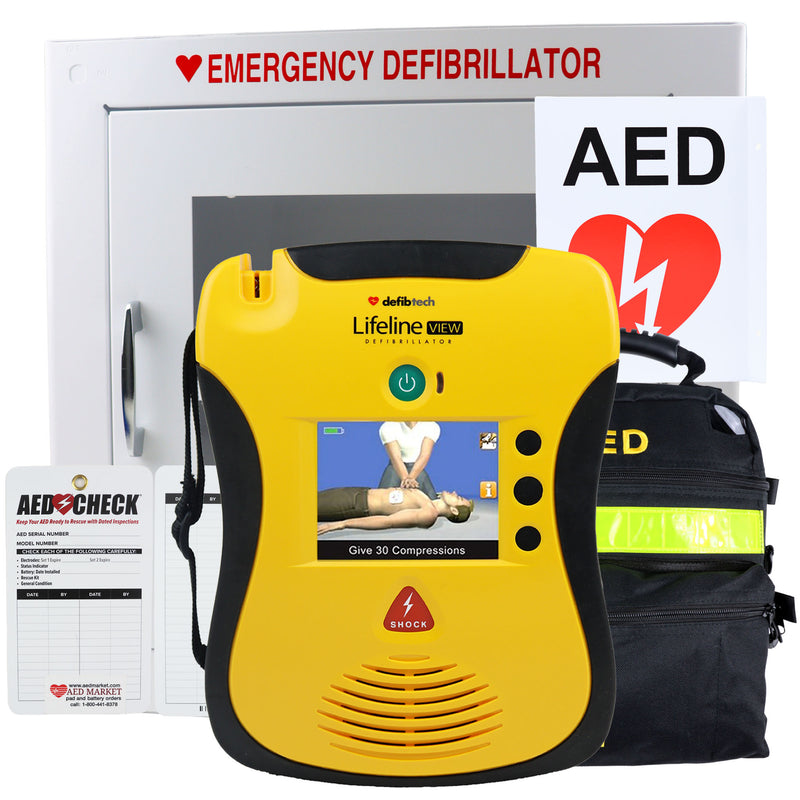 Defibtech Lifeline View AED Health Care Package