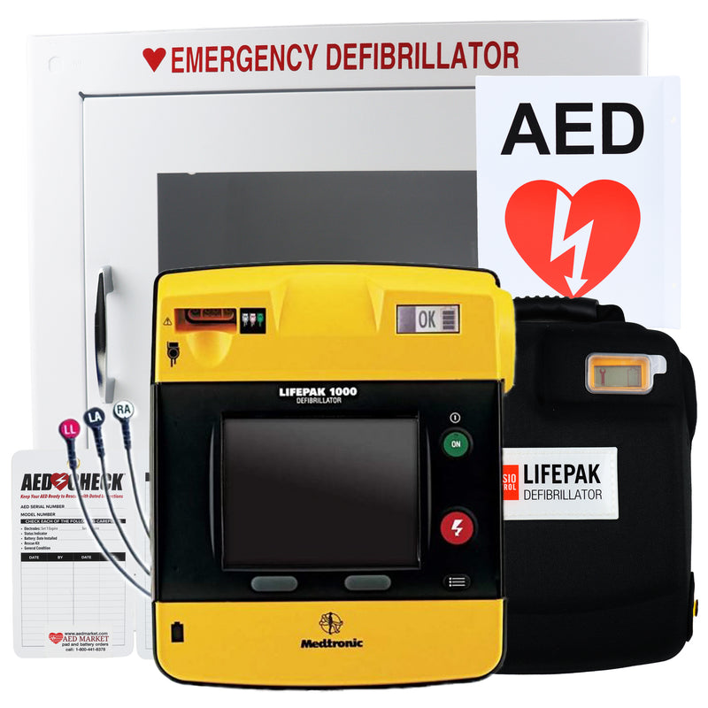 Physio Control Lifepak 1000 AED ECD Display Package