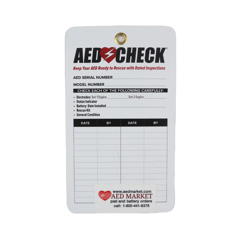 AED Check Tag