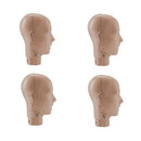 PRESTAN ADULT MANIKIN JAW THRUST HEAD ASSEMBLY - 4 PACK - MEDIUM SKIN