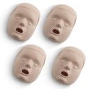 REPLACEMENT FACES FOR PRESTAN CHILD / PEDIATRIC MANIKINS - 4 PACK - MEDIUM SKIN - RPP-CFACE-4-MS