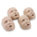 REPLACEMENT FACES FOR PRESTAN ADULT MANIKINS - 4 PACK - MEDIUM SKIN