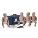 PRESTAN INFANT / BABY CPR MANIKIN W/ MONITOR - 4 PACK - MEDIUM SKIN