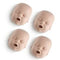 REPLACEMENT FACES FOR PRESTAN INFANT / BABY MANIKINS - 4 PACK - MEDIUM SKIN - RPP-IFACE-4-MS