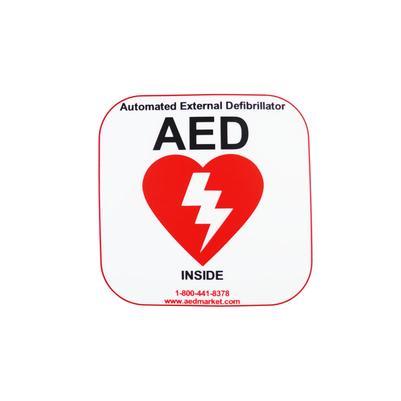 AED door sticker