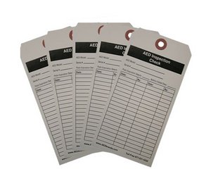 AED Inspection tags